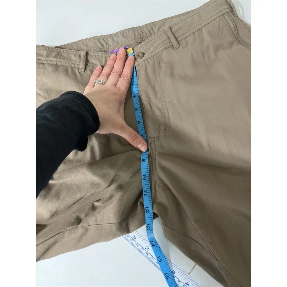 Clothing Arts P-Cubed Pickpocket Proof Beige Nylon Pants Men's Size 34X34 - Picture 10 of 11